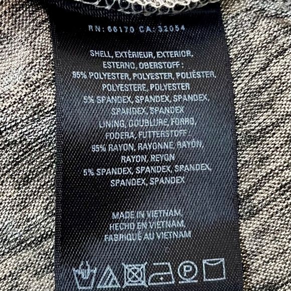 Anthropologie Maeve Silver Metallic Tamera Faux Wrap Midi Dress Women’s Small - Picture 8 of 12